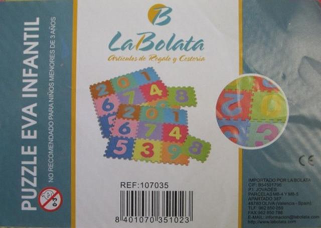 Puzzle mat "Puzzle Eva Infantil"