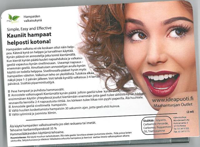 Teeth whitening product "Teeth whitening pen"