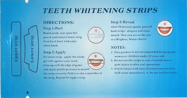 Teeth whitening product "Teeth whitening strips /