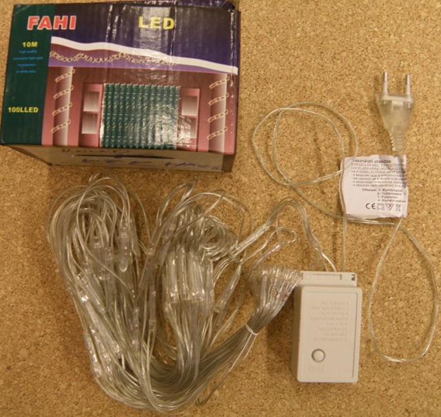 Lighting chain with non-replaceable 100 LEDs "100L
