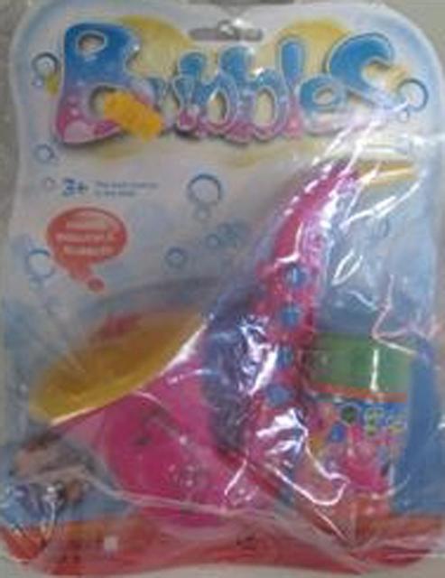 Plastic Soap Bubble Gun "Bubbles"