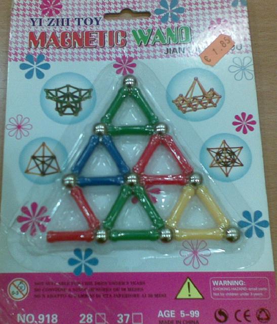 Magnetic construction toy "Magnetic Wand"
