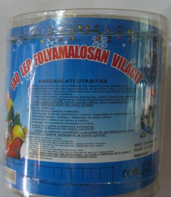 Lighting chain "140 LED Folyamatosan világít"