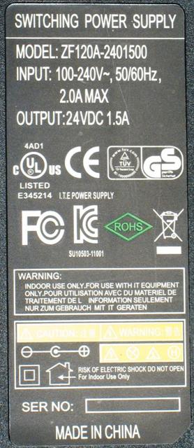 Electronic control gear for LED module