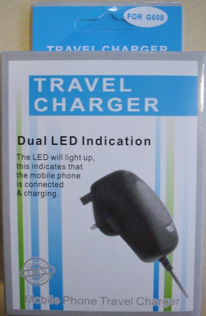 Travel Charger (with dual LED indication) for G600