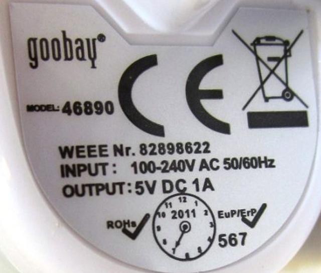 Mains adaptor
