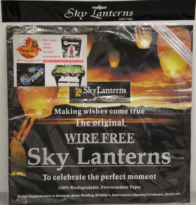 Sky lantern "Wire Free Sky Lanterns"