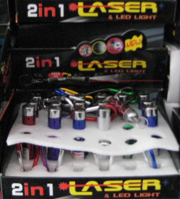 Laser pointer "Key-ring 2 in Laser &amp; Led Light"