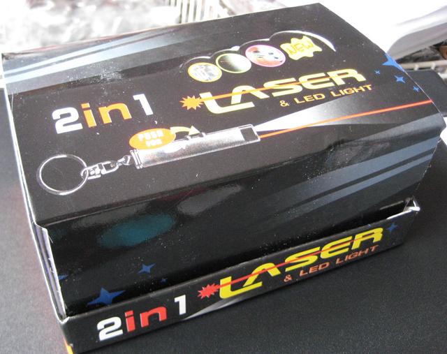 Laser pointer "Key-ring 2 in Laser &amp; Led Light"