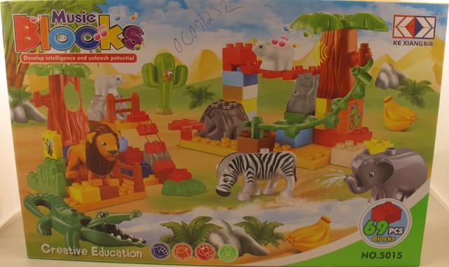 Toy building set "Music Blocks"