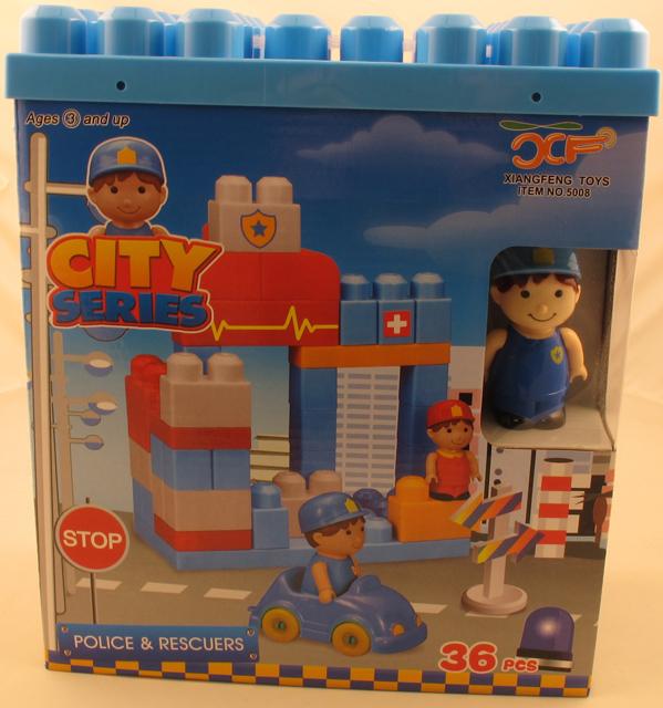 Toy- building blocks "City Series, Police &amp; Rescue