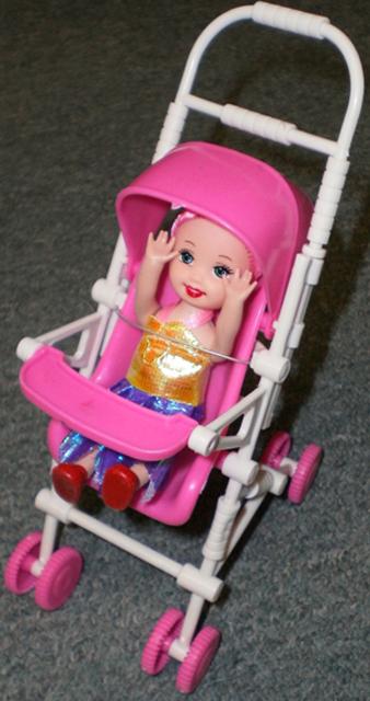 Doll with pushchair "Beautiful Collect them all"