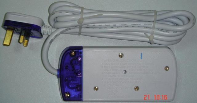 Cord extension set "Safety Socket"