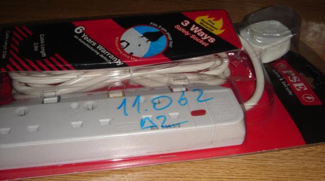 Cord extension set "Safety Socket"