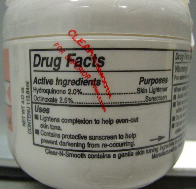Skin lightening product "Skin Toning Cream"