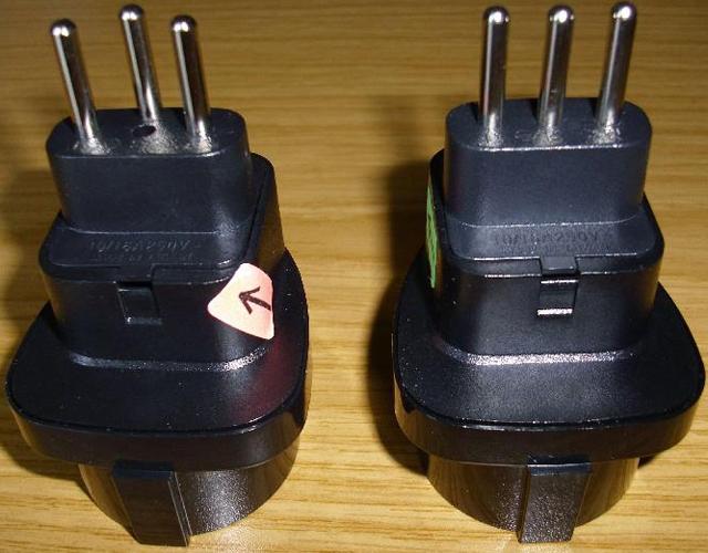 Travel plug adaptors