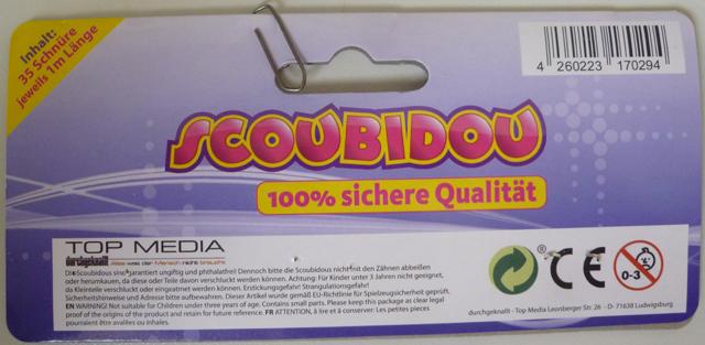 Braiding strands "Scoubidou – Rainbow"