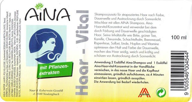 Hair shampoo "Haar-Vital"