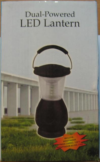Portable lamp "Dual-Powered LED Lantern"
