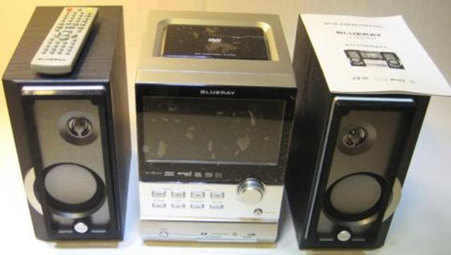Home entertainment system"Hemmabio" 7'' LCD DV