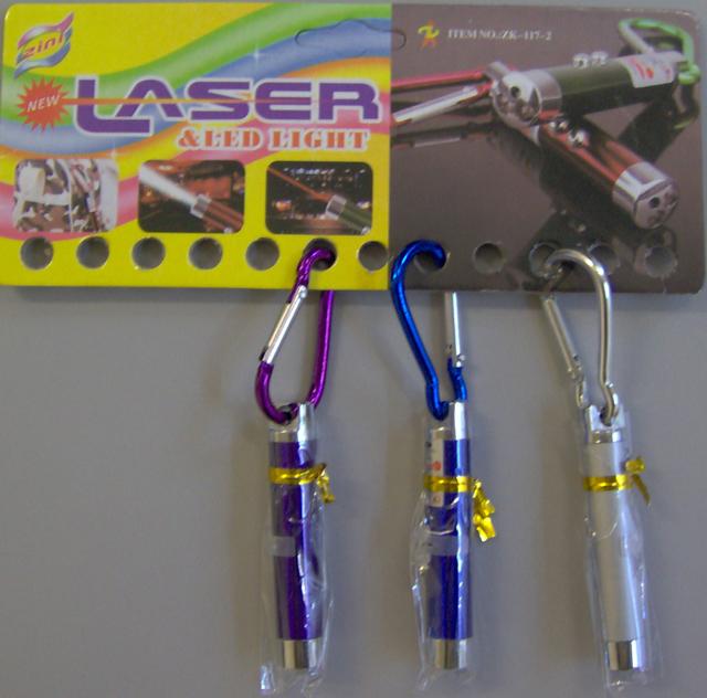 Laser pointer key-holder "New laser & Led Light"