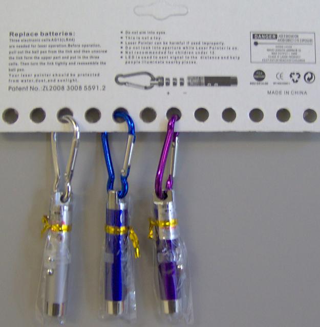 Laser pointer key-holder "New laser & Led Light"