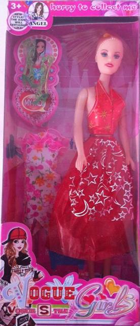plastic doll with accessories