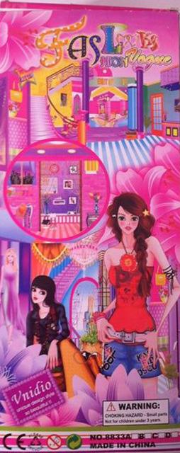 plastic doll with accessories