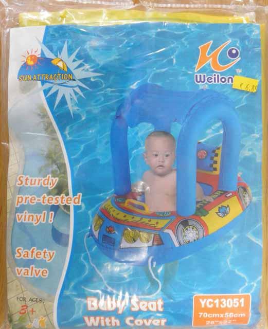 Baby seat with cover