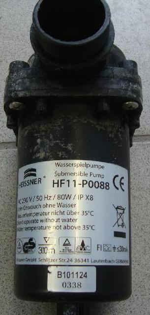 Pond pump