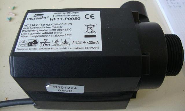 Pond pump
