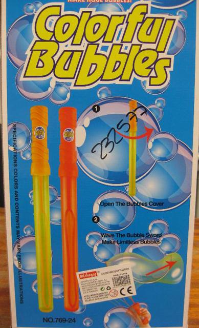 Soap bubble toy