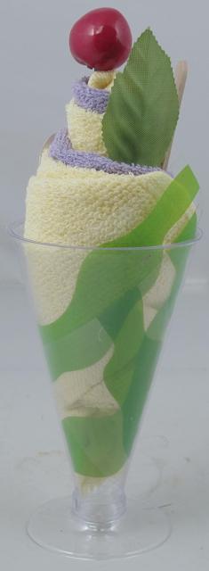 Towels with decoration