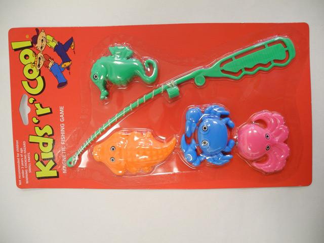 Magnetic fishing set