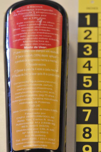 Hair straightening product