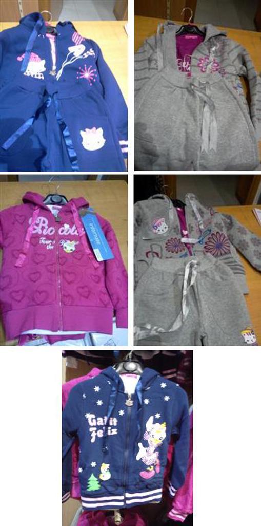 1. Girls' tracksuits 2. Sweatshirt