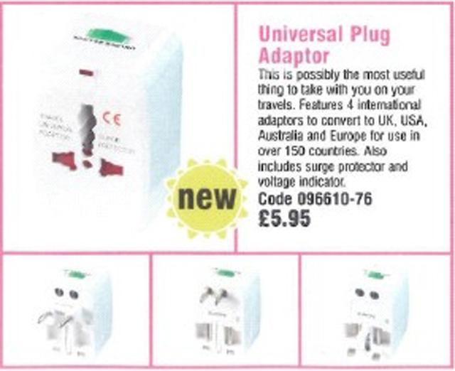 Travel plug adaptor