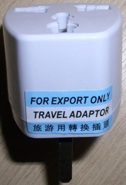 Electric kettle with travel adaptor
