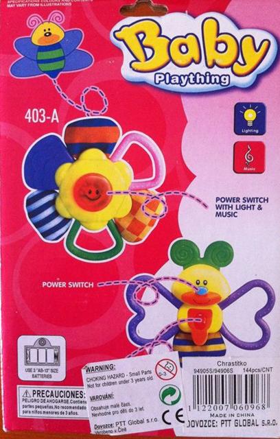 Baby teething toy