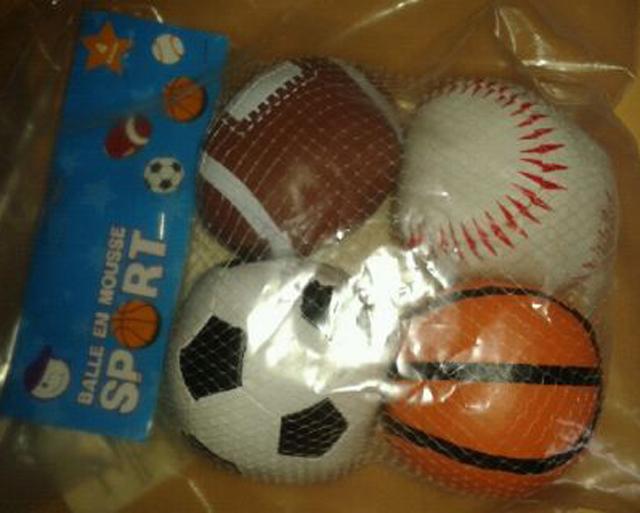 Rubber balls