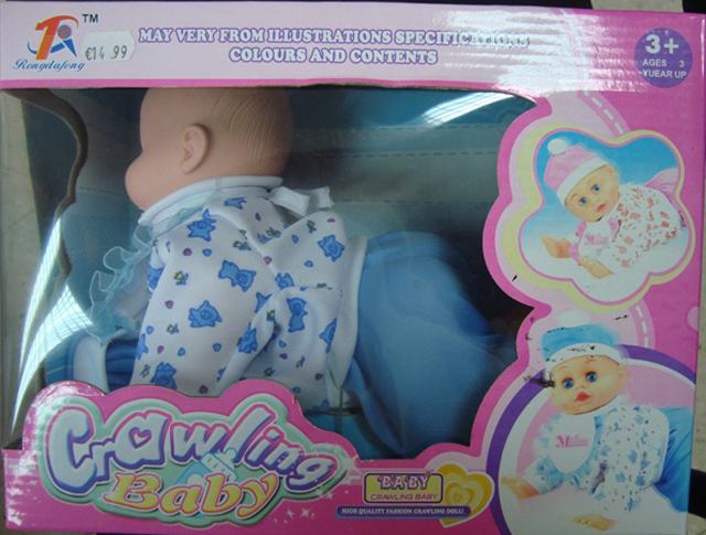 Plastic baby doll
