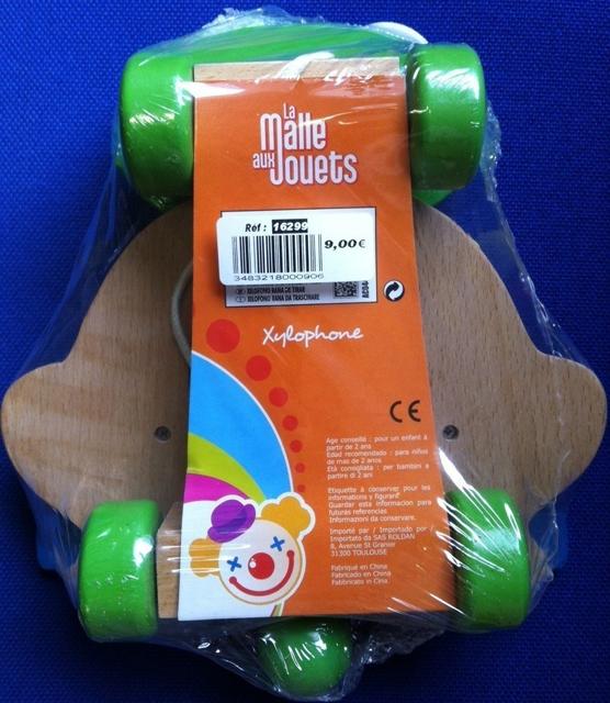 Toy xylophone – frog