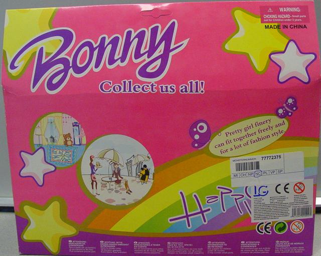 Plastic doll with accessories