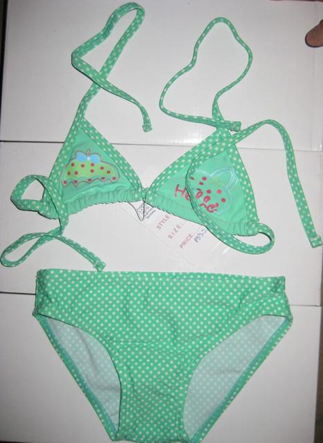 Girls' bikinis
