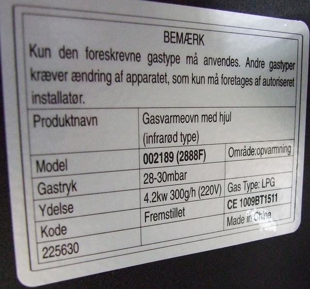 Portable gas heater