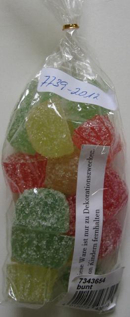 Decorative jelly sweets