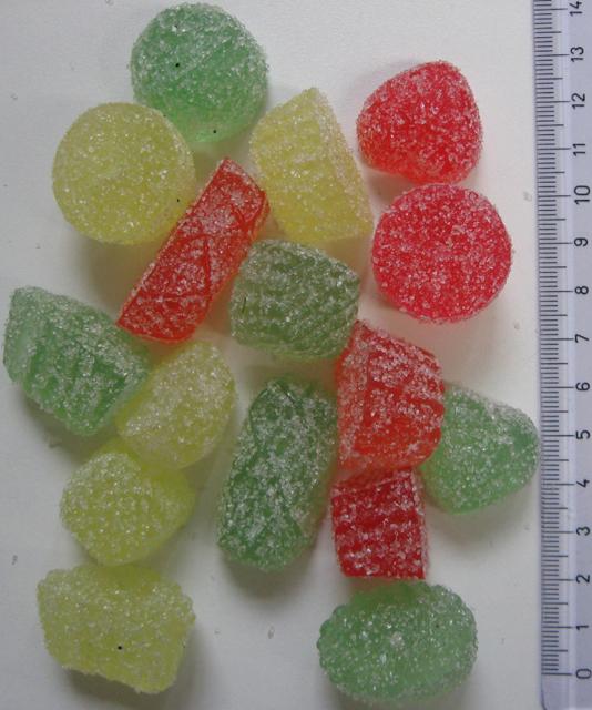 Decorative jelly sweets
