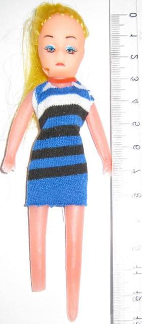 Toy mobile phone with doll