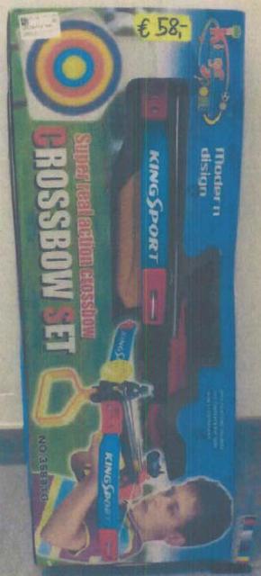 Toy crossbow set