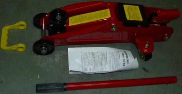 Hydraulic trolley jack